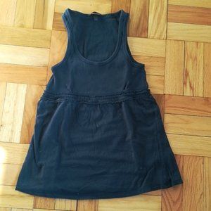 Navy tank tops XS OVS cotton